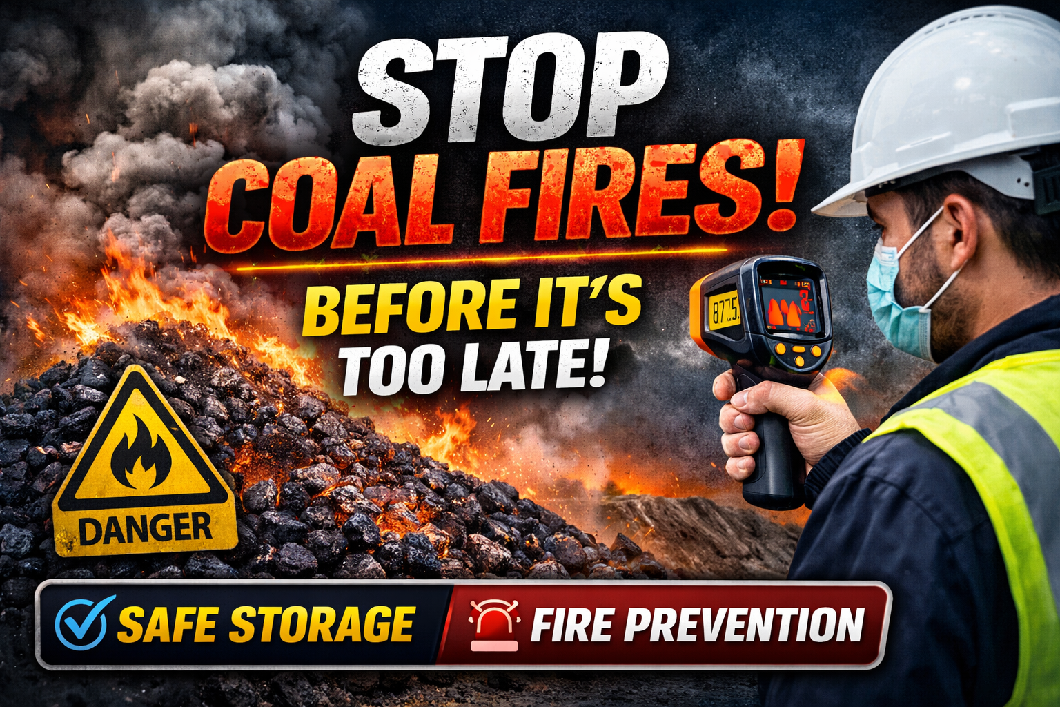 Coal Storage Safety Guide: Prevent Fires in Indonesian Coal Stockpiles (20–50 mm) “stop coal fires! before it’s too late!”